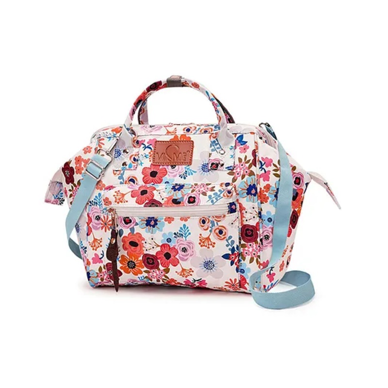 VISMIINTREND Itsy Bitsy Stylish Mini Baby Diaper Bag Backpack for New Mother – Flower