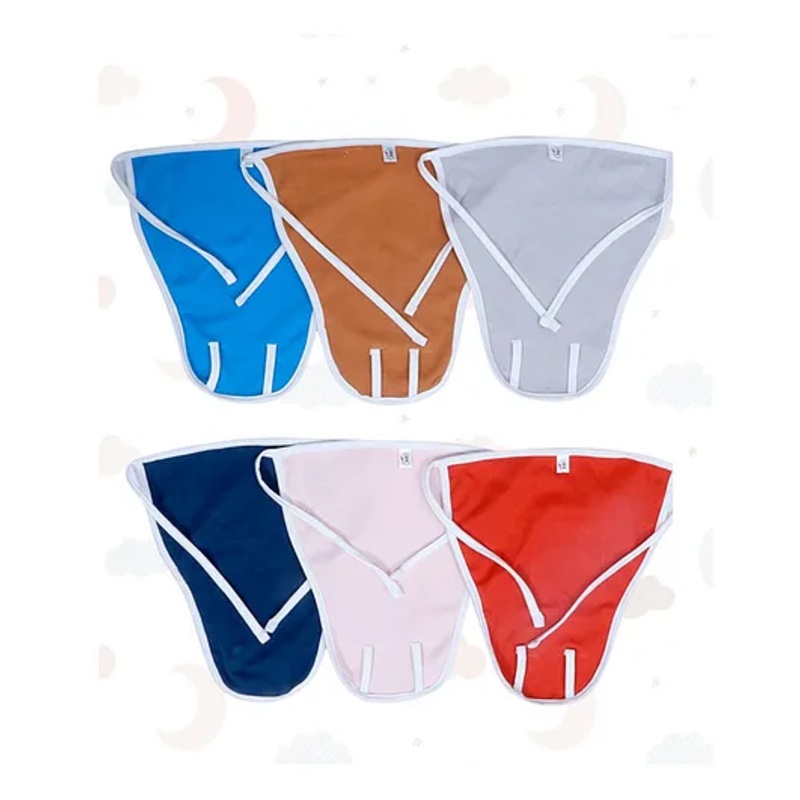 Zikku Babys Washable Cotton Nappie Pack of 6 – Multicolor