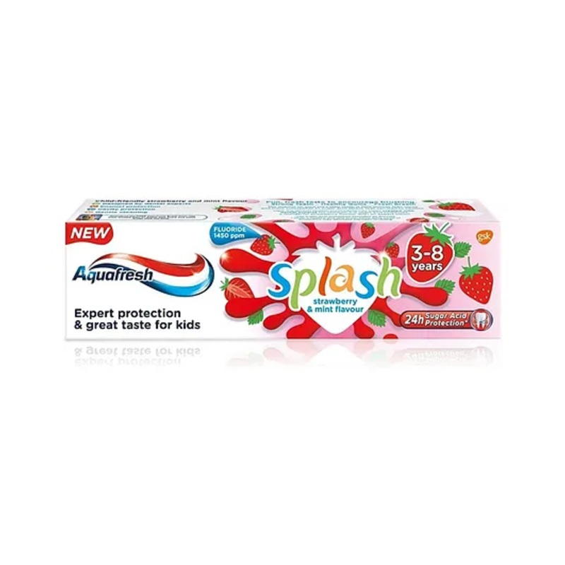 Aquafresh Splash Strawberry Flavoured Toothpaste – 50 ml