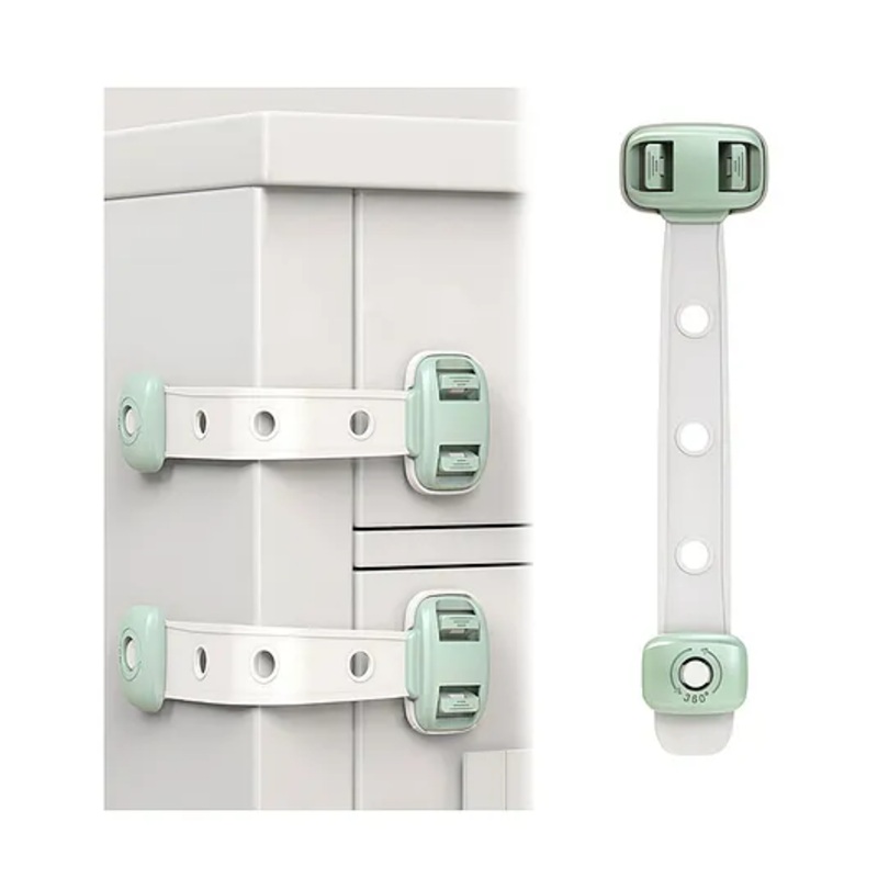 Bembika Child Safety Lock For Fridge, Drawers, Cupboard, Cabinet, Window Green – 1 Pcs