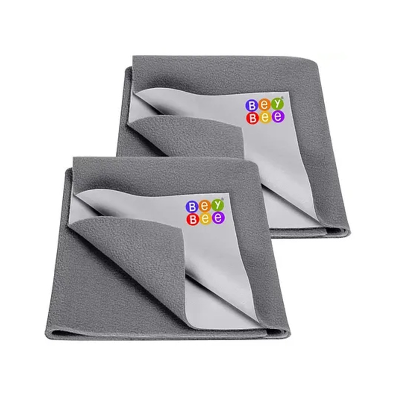 BeyBee Cotton Baby Bed Protecting Mat Medium – Grey