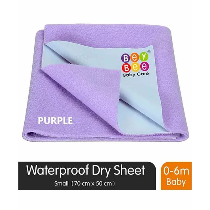 BeyBee Quickly Dry Waterproof Small Size  Bed Protector Sheet – Violet