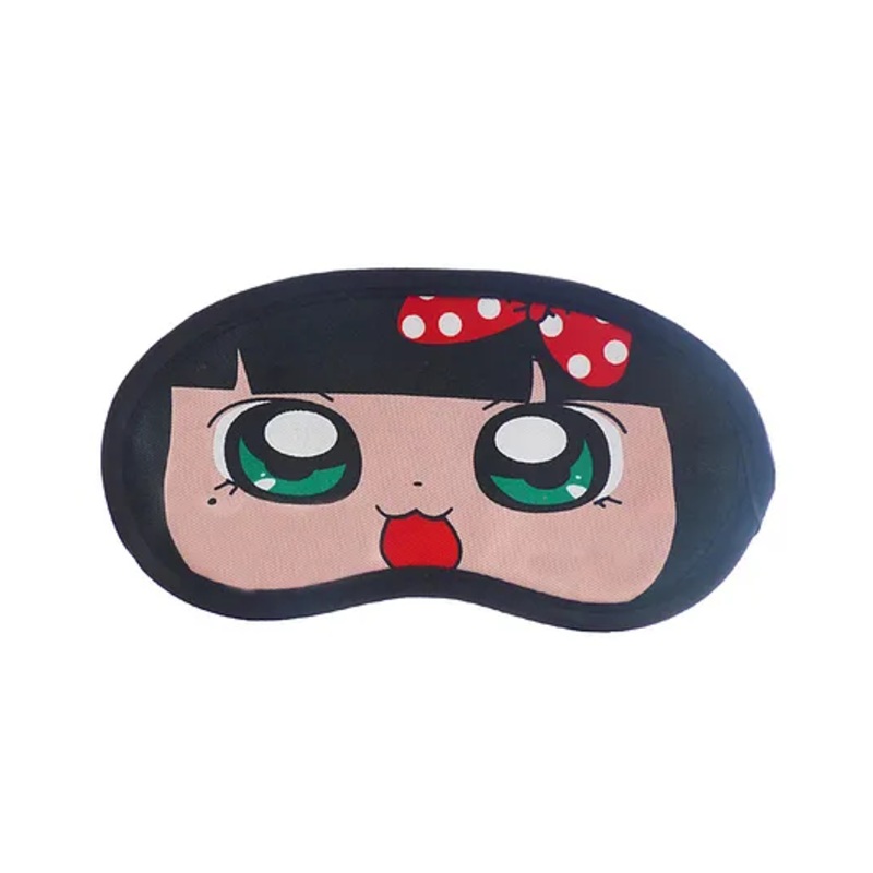 Jenna Polka Dot Printed Sleeping Eye Mask – Multicolour