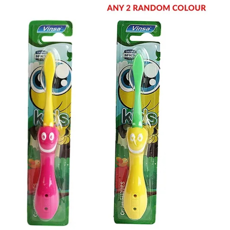PASSION PETALS Smile Design Foldable Toothbrush Pack Of 2 (Colour May Vary)