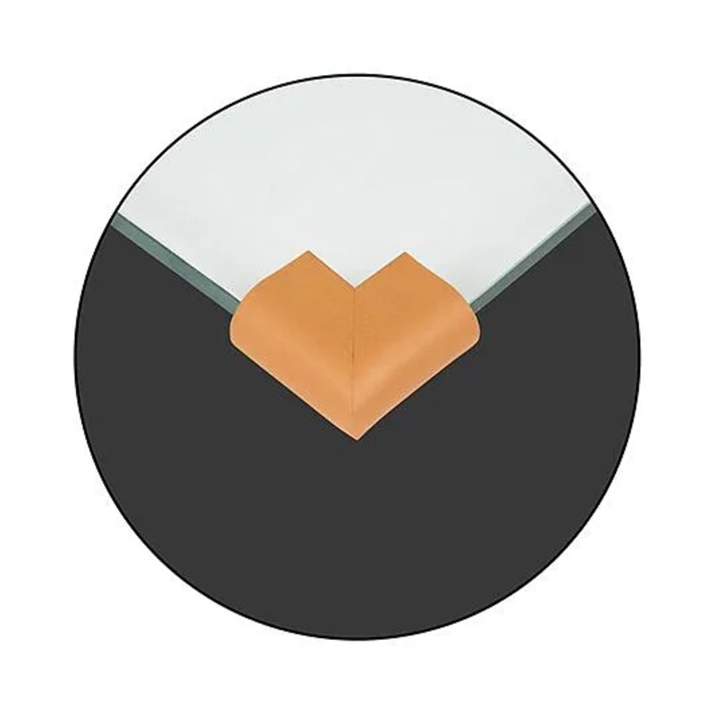 Safe-O-Kid U-Shaped Small Corner Cushions Pack of 16 – Light Brown