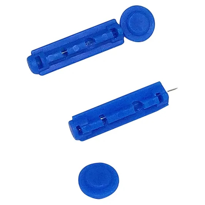 Sahyog Wellness Blue Round Lancet Device Needles – Pack of 500 Pieces