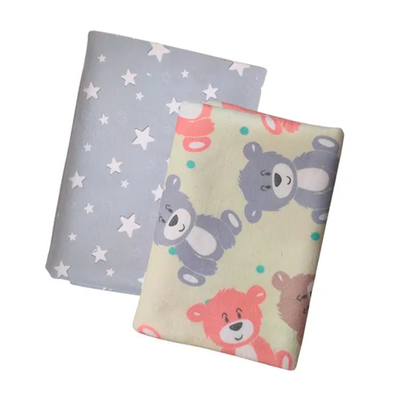 AHC ZIKKU Dry Sheet for  Bed Protector Waterproof Mat Quick Absorbency Combo Medium Star Printed – Multicolour