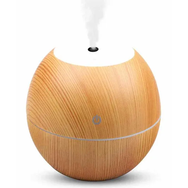 Allin Exporters Mini Ultrasonic Aroma Diffusing Humidifier – 130 ml