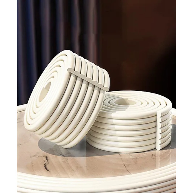 Bembika W Shape Baby Proofing Edge & Corner Guards Design For Sharp Edges Of Furniture – White