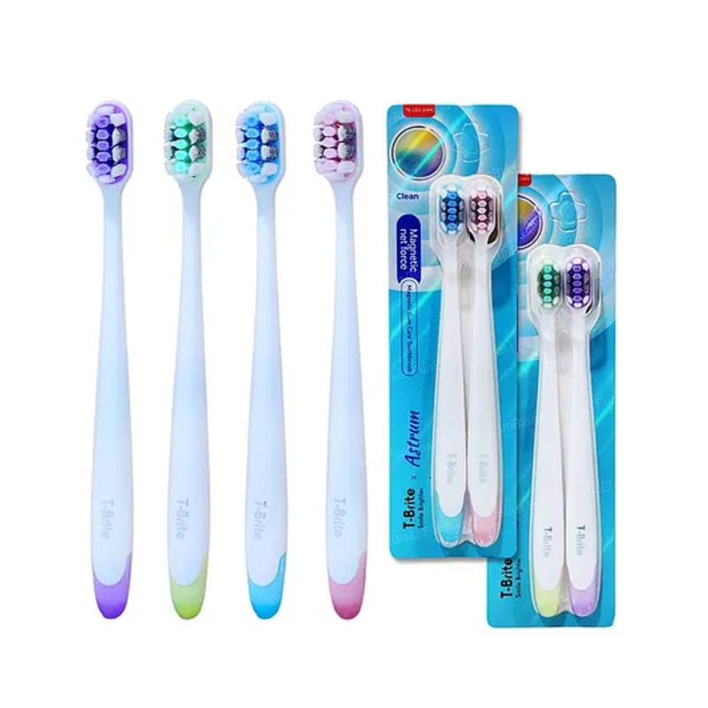 FunBlast Soft Bristles Manual Tooth Brush Set  4 Pcs Multicolor