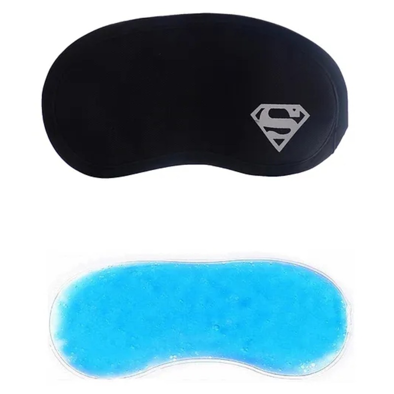 Jenna Superman Printed Sleeping Eye Mask With Cooling Gel