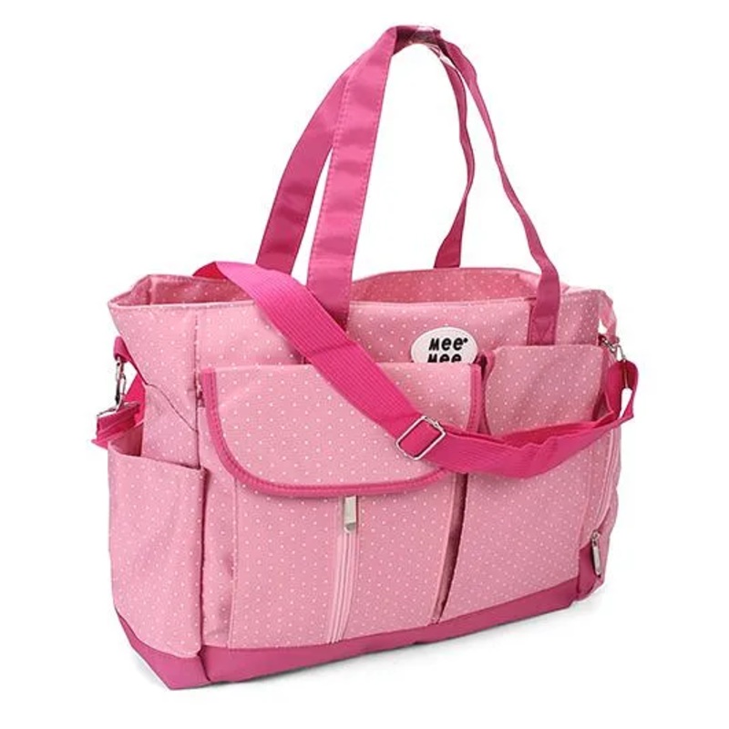 Mee Mee Mama’s Bag Polka Dot Print MM 35085 – Pink