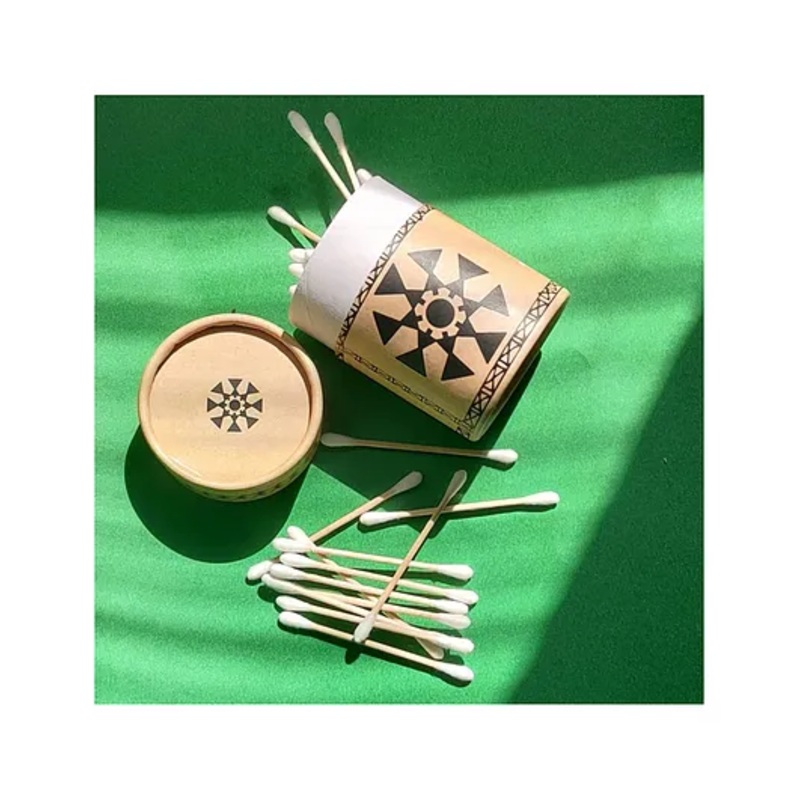 On Earth Pack of 1 Bamboo Cotton Ear Swabs – 200 buds