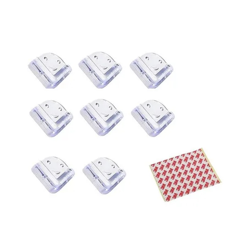 Syga Square Corner Guards Pack of 8 – Transparent