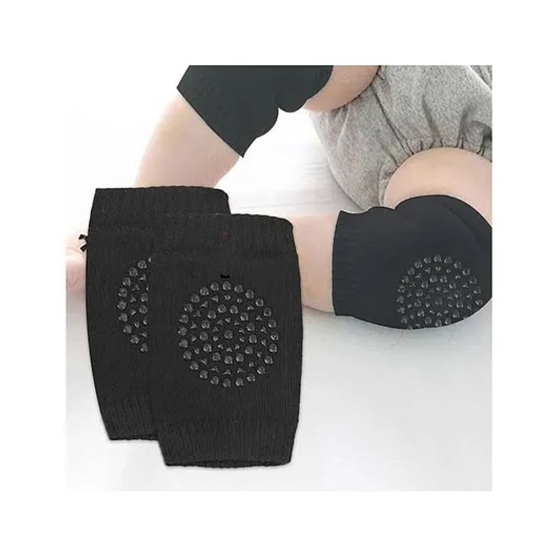 ARCADE TOYS 1 Pair Baby Knee and Elbow Pad Baby – Black