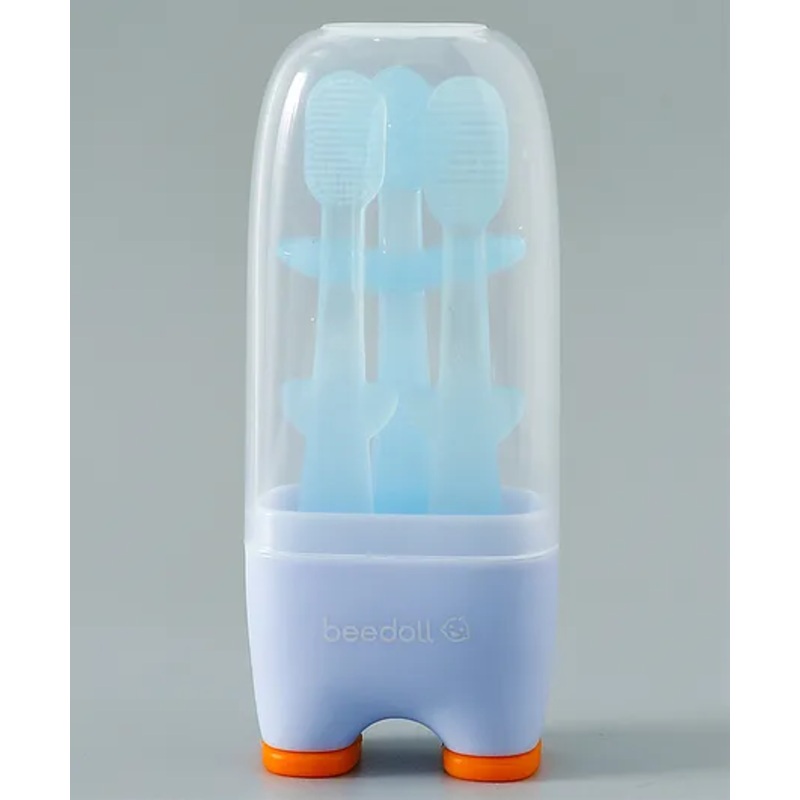 Baby Training Toothbrush Pack of 3 – Blue