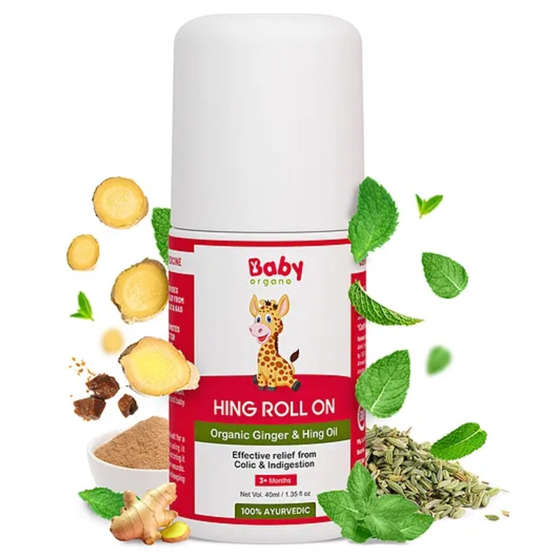 BabyOrgano Hing Roll On White – 40 ml