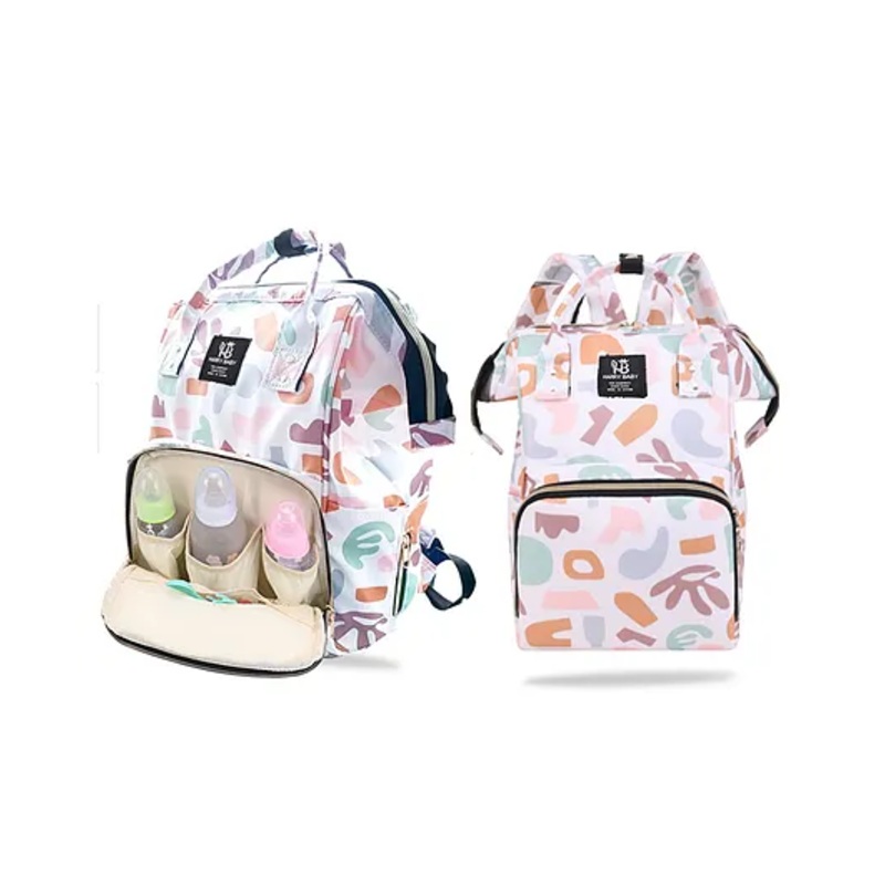 Bembika Diaper Bags For Mom And Dad Kids Diaper Bags For Travel Backpack With Small Bottle Pouch For Multi-Function Waterproof And Large Capacity-(Multi Color)