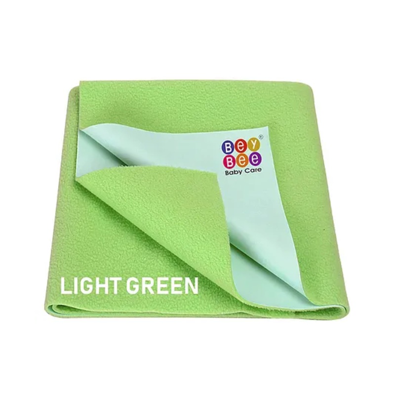 BeyBee Cotton Baby Bed Protecting Mat Large – Light Green