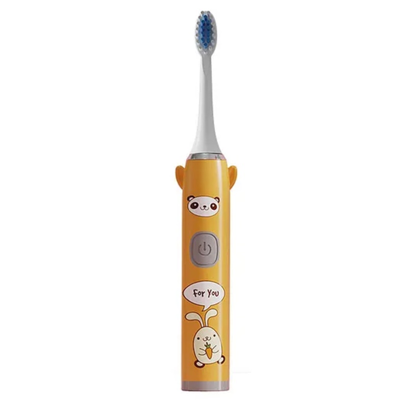 Domenico Soft Bristles Electronic Battery Powered Toothbrush – Orange (Random Designs)