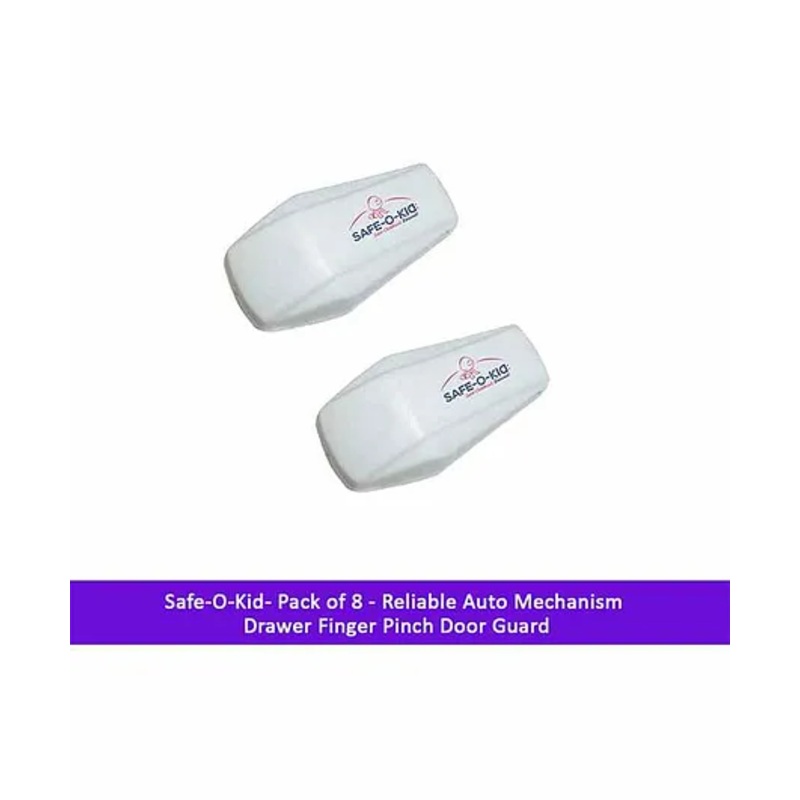 Safe-O-Kid Door Guard Pack of 8 – White