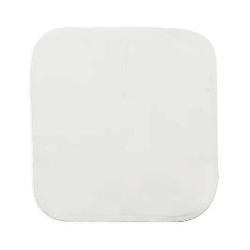 SuperBottoms Organic Cotton Booster Pad Reusable & Washable Cloth Diaper Insert – White