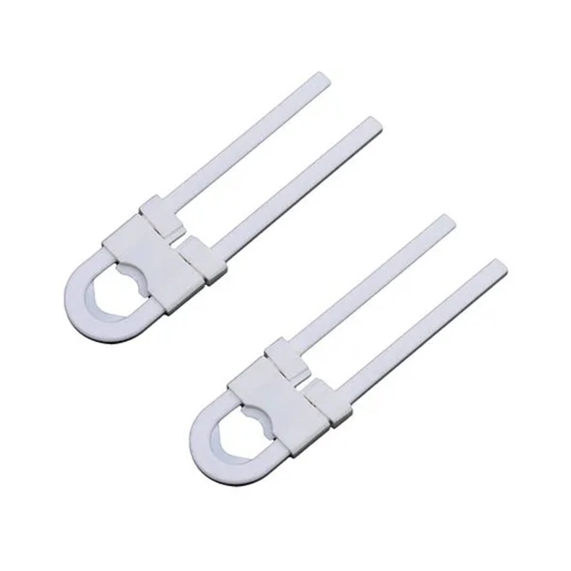 Syga Sliding U Shape Child Lock For Cabinet & Door Handles – Pack of 2