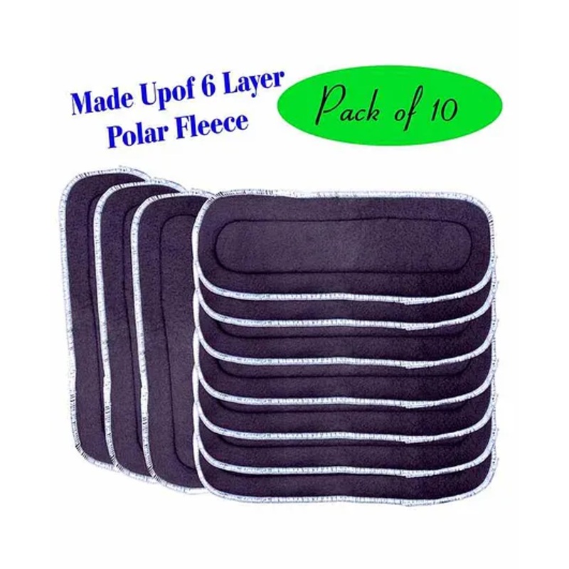 The Little Lookers 6 Layer Polar Fleece Insert Pack Of 10 – Grey