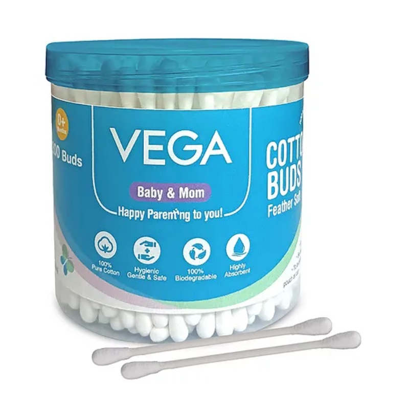Vega Baby & Mom Cotton Buds- Pack of 200