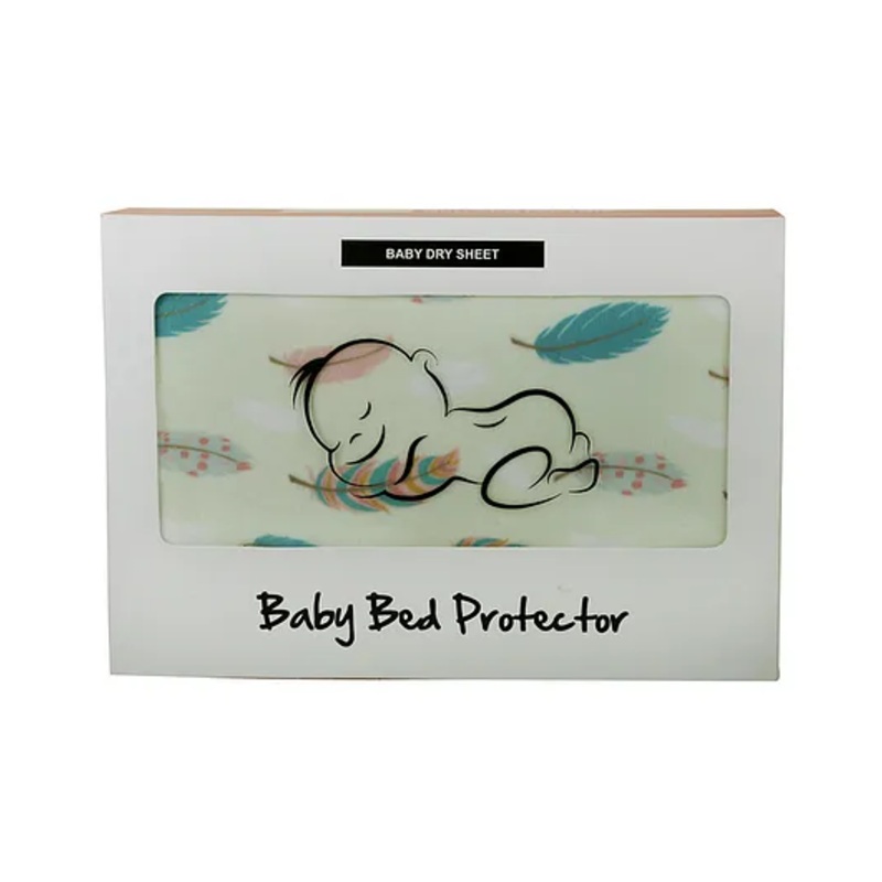 Zikku Cute Printed Dry Sheets Medium Size Leaf Print – Green