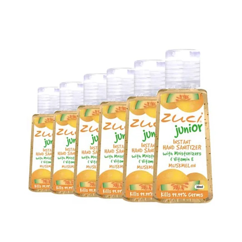Zuci Junior Muskmelon Hand Sanitizer Pack of 12 – 30 ml Each
