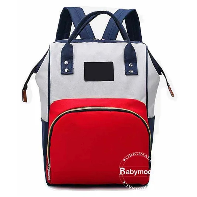 Babymoon Multifunctional Travel Diaper Backpack – Red Blue