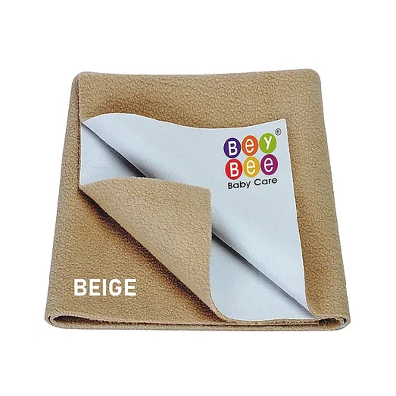 BeyBee Cotton Baby Bed Protecting Mat (Beige Small)