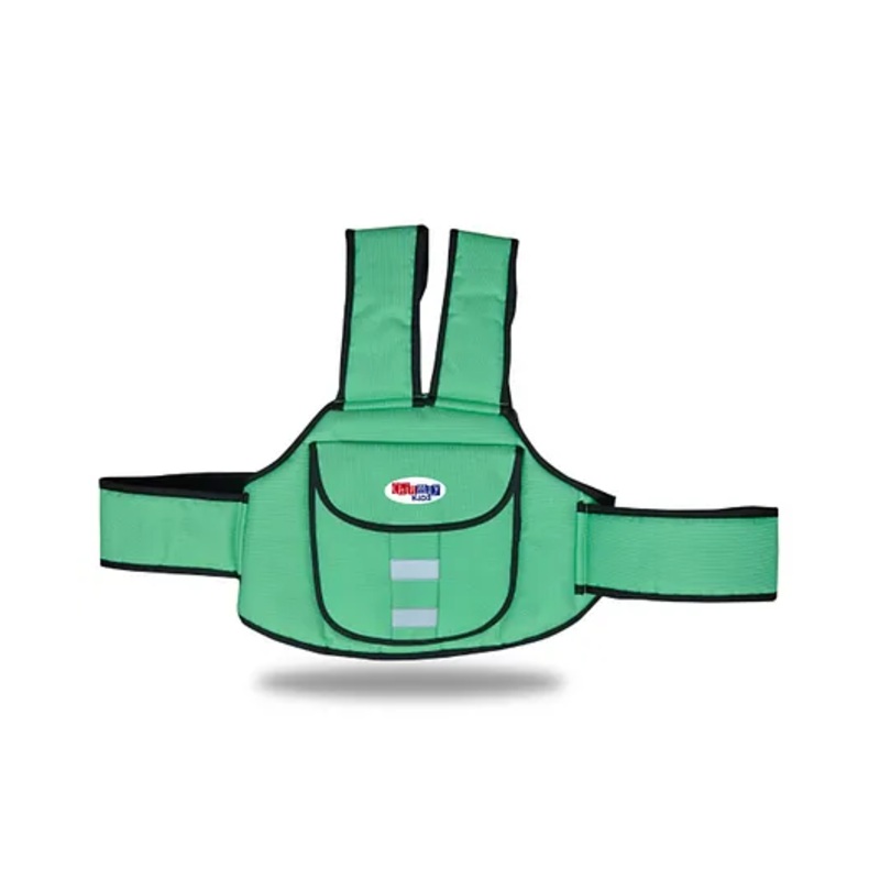 Chinmay Kids Baby Two Wheeler Safety Belt Carrier Bag -Black Green