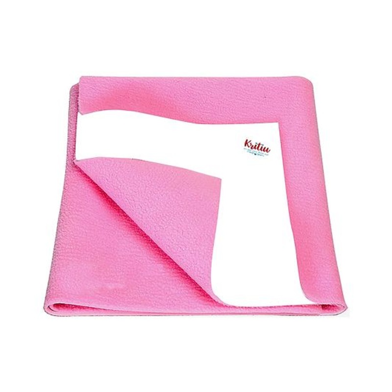 Kritiu Baby Smart Dry Bed Protector Sheet Small Pink