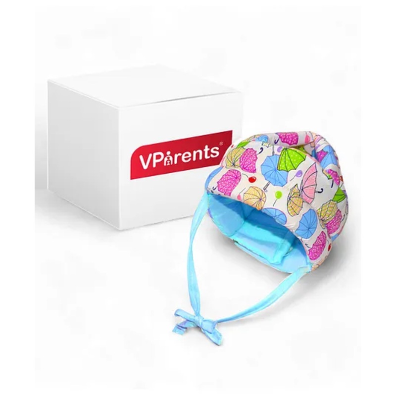 Vparents Chunky Baby Head Protector for Safety with Proper Air Ventilation & Corner Guard Protection – Blue