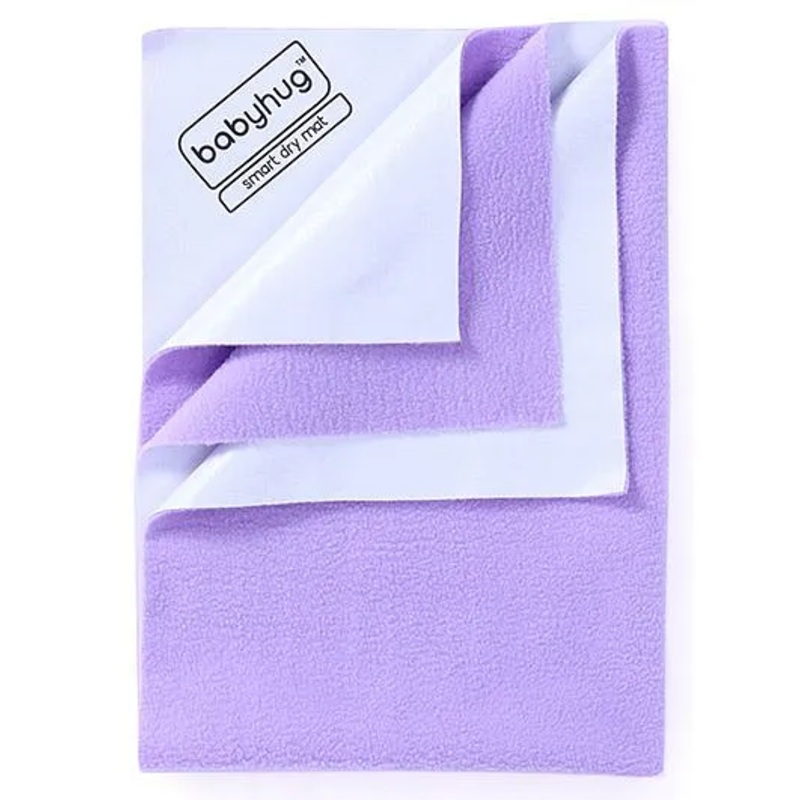Babyhug Smart Dry Bed Protector Sheet Small – Lilac