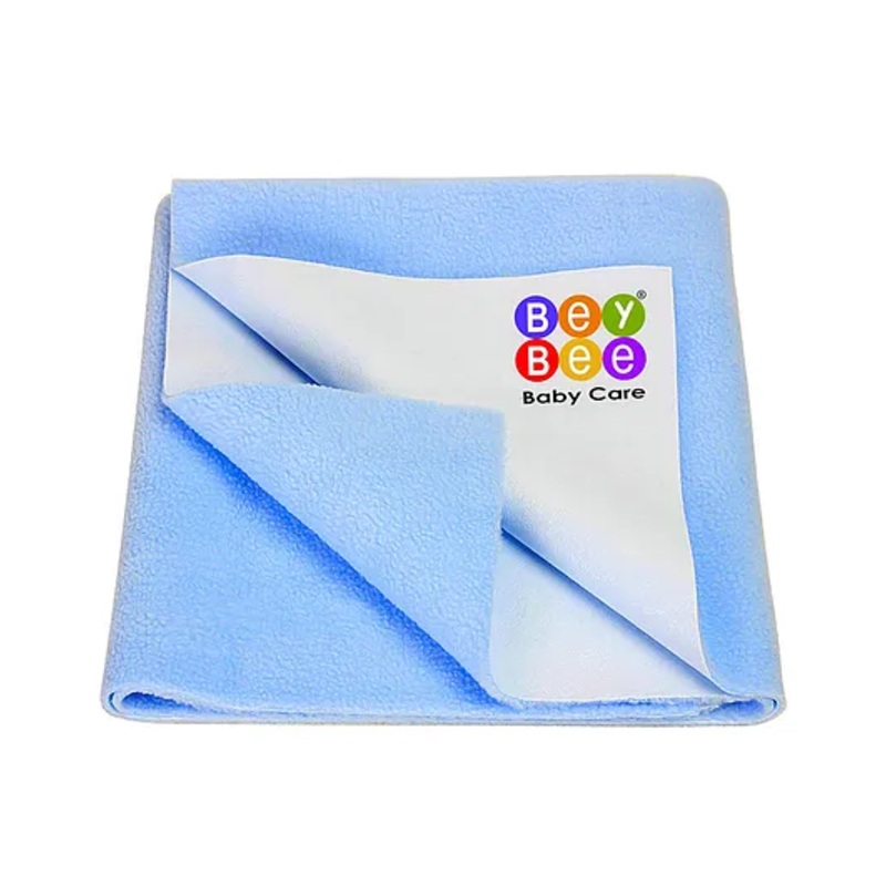 BeyBee Cotton Baby Bed Protecting Mat Extra Large – Blue