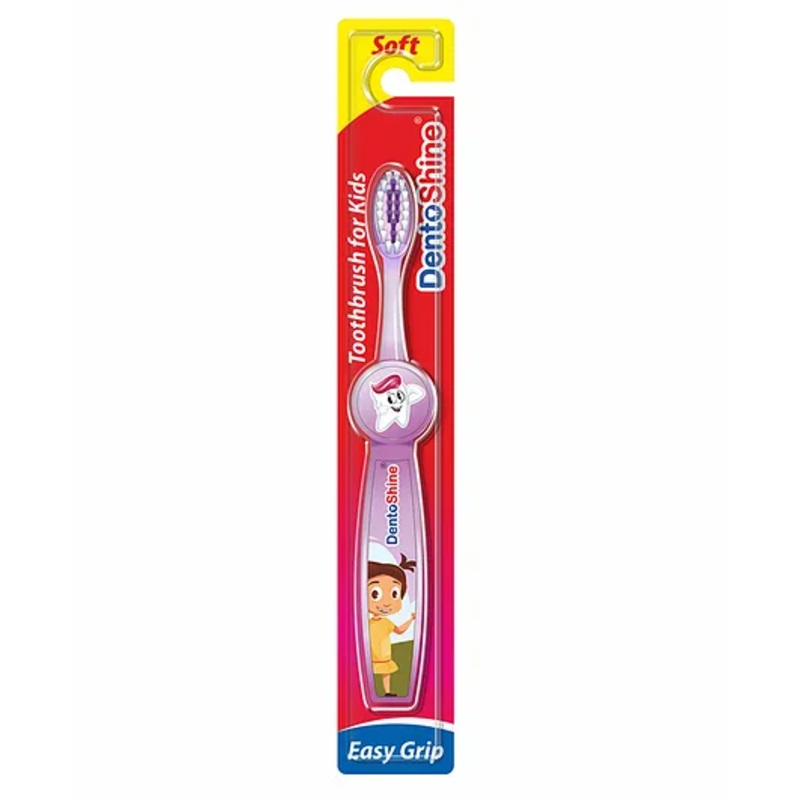 DentoShine Easy Grip Toothbrush – Purple