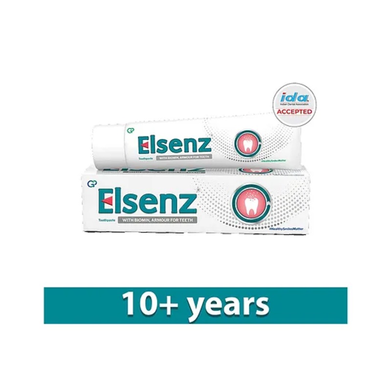 Elsenz Anti Cavity Fluoride Vegan Toothpaste for Tooth Decay Enamel Repair & Improved Oral Health – 70 g