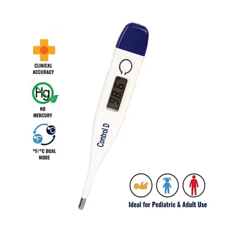 Control D Digital Thermometer – White