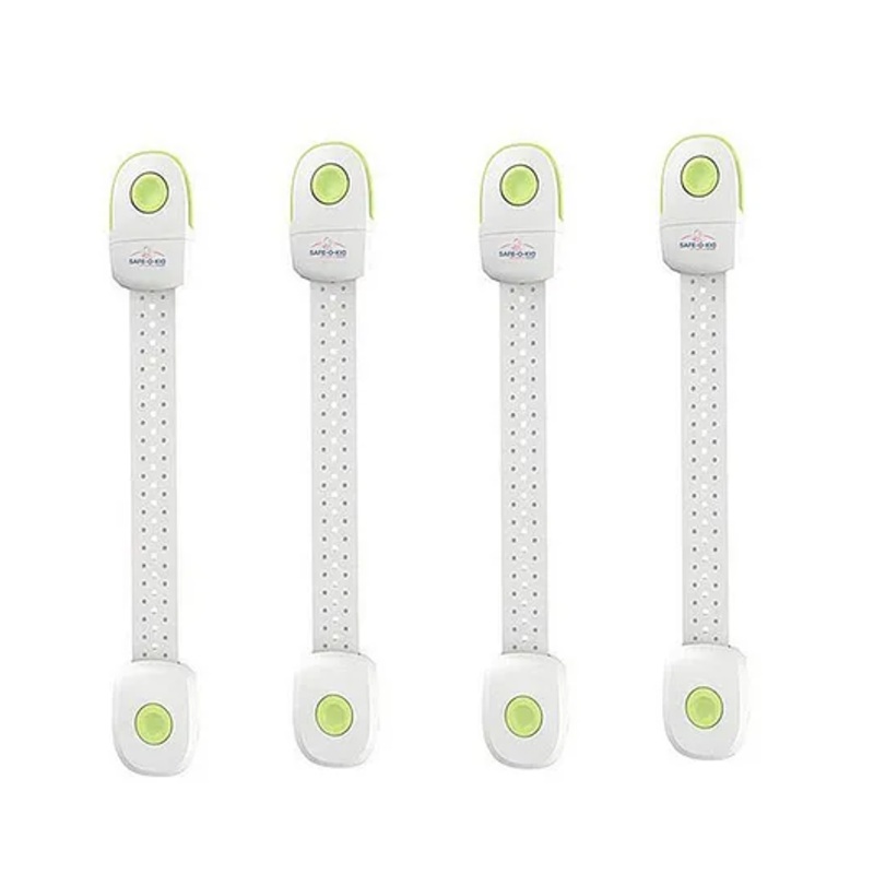 Safe-O-Kid Multipurpose Safety Lock Pack of 4 – Green