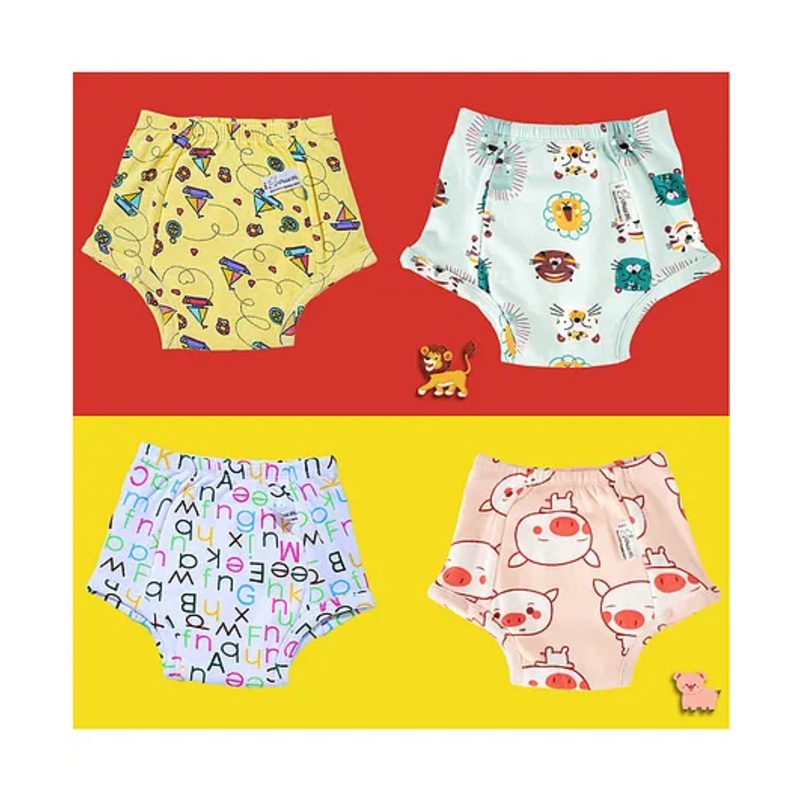 Snugkins Potty Training Pants for Kids. (Size 2, Fits 2-3 Years) – Pack 4