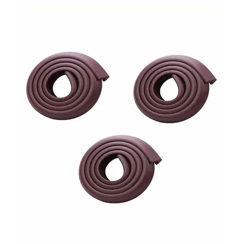 Syga Cushioned Safety Strip Furniture Edge Guard Tape Set of 3  – Brown