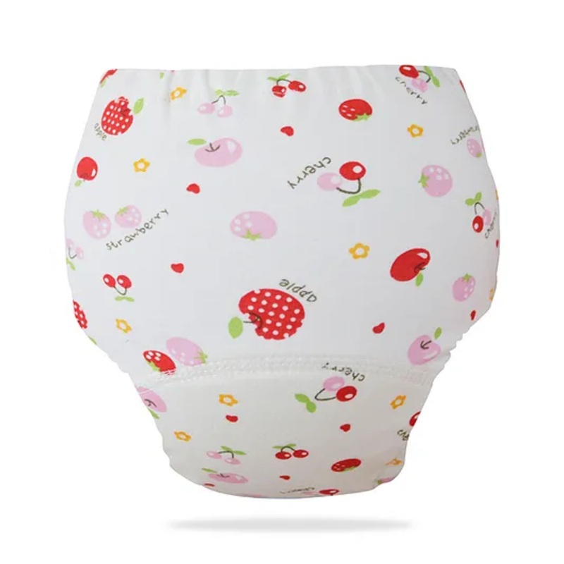 Bembika Babies Cotton Potty Training Pants Fruit Paradise  Printed Large  – White