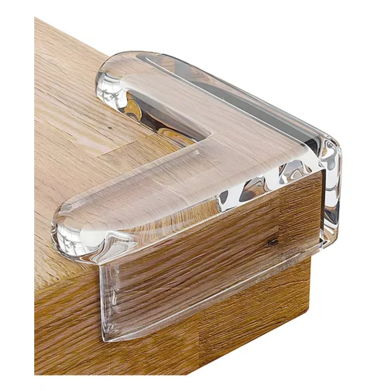 COZY VIBES Transparent Table  Corner Gaurds for the Safety of Kids- Pack of 4