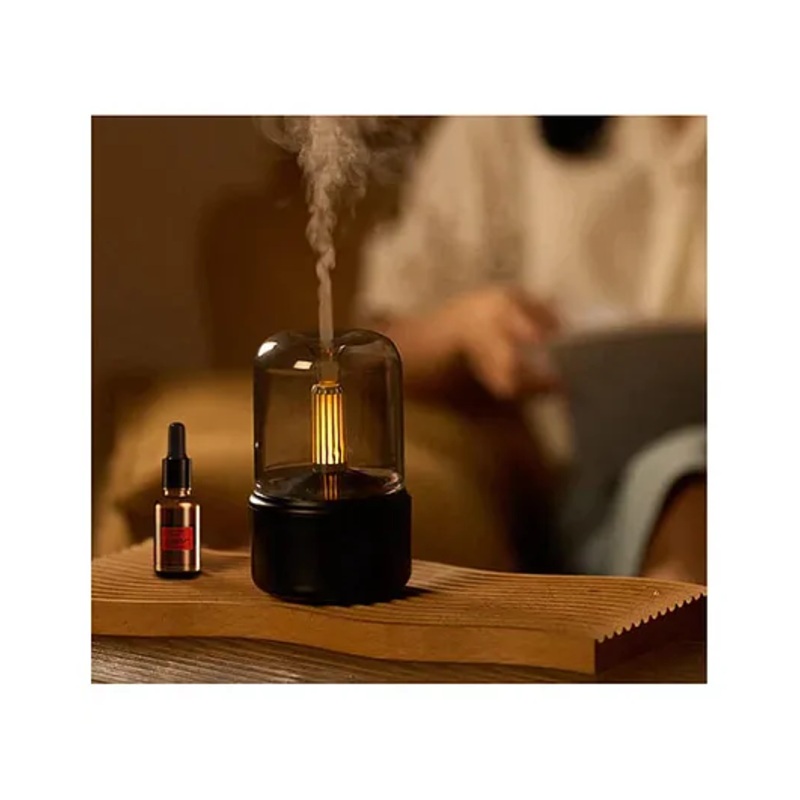 House of Aroma Candlelight Style Diffuser Cool Mist Air Humidifier- Multicolor