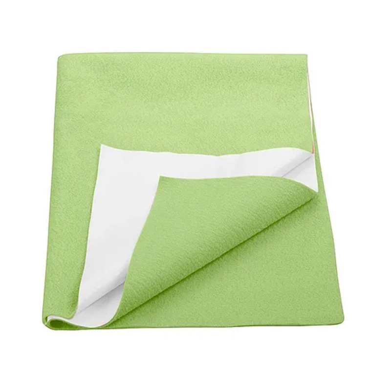 Trance Home Linen Medium Size Waterproof Breathable Hypoallergenic Soft Quick Dry sheet for Babies – Pista Green