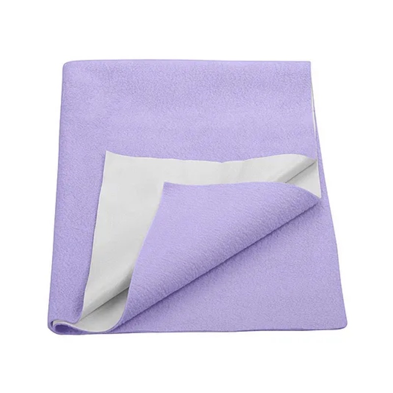 Trance Home Linen Supersoft Quick Baby Dry Sheet for Kids- Single, Purple