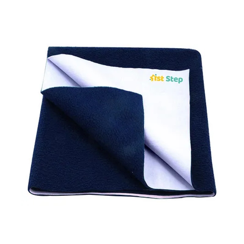 1st Step Extra Absorbent Dry Bed Protector Sheet Medium – Dark Blue